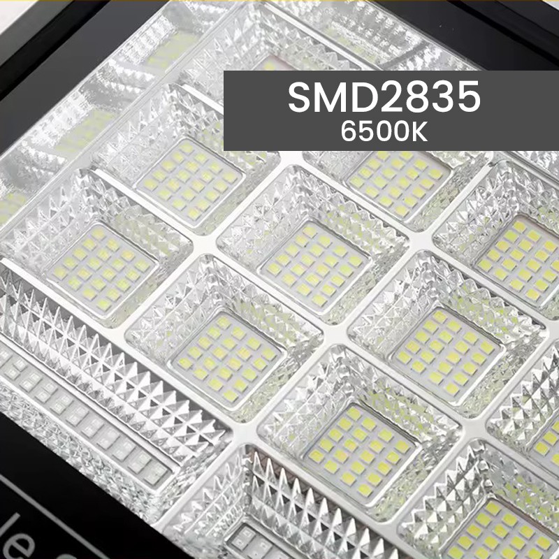 Projecteur LED solaire/hybride portable 100W 1300Lm avec power-bank