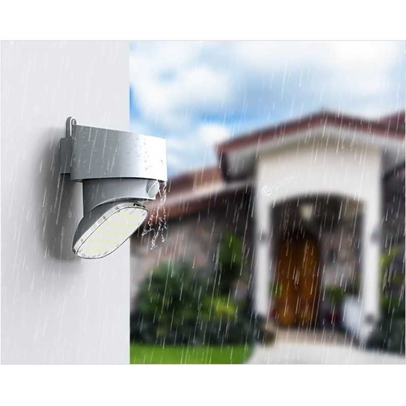 Foco solar LED WALLY 20W 2200Lm IP65 CCT Seleccionable con sensor PIR