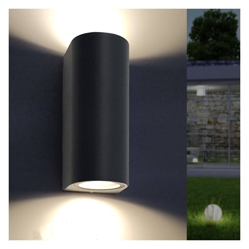 Aplique TURIN 2xGU10 IP54 negro