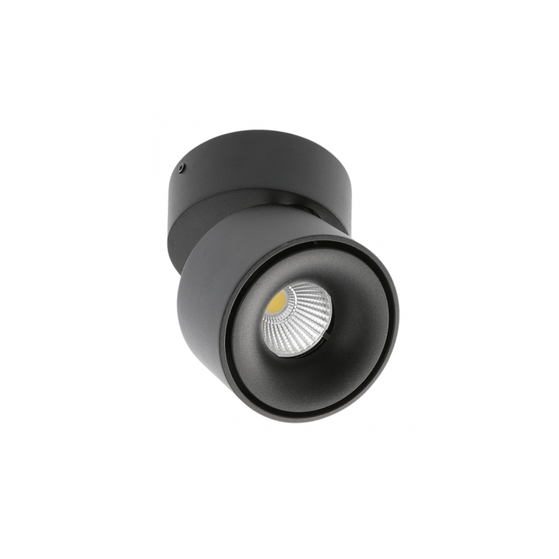 BIANCO 8W black LED Surface Spot Light selectable CCT