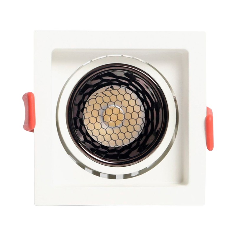 Spot encastrable LED V2.0 carré 5 à 12W CCT Sélectionnable UGR11 1200Lm