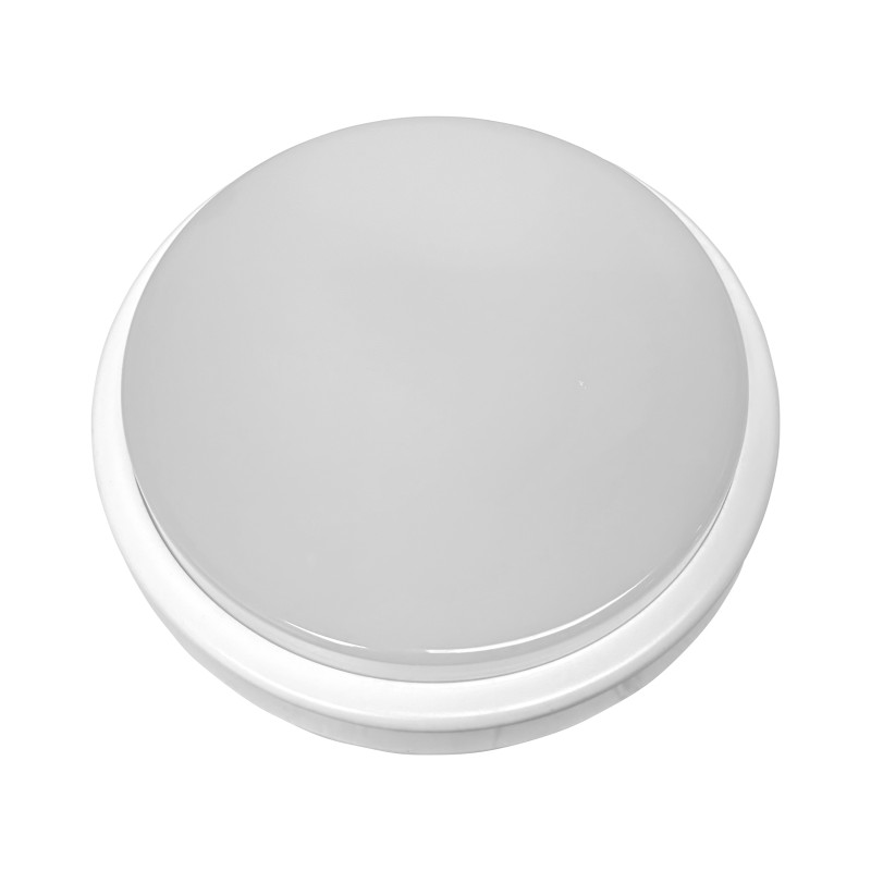 Plafón LED exterior 12W circular blanco IP54 960Lm