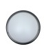 10W IP54 Black Circular LED Ceiling Light 700Lm