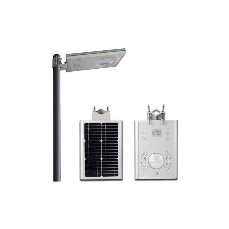 Lampadaire Solaire LED All-In-One 12W - 1560 Lumens