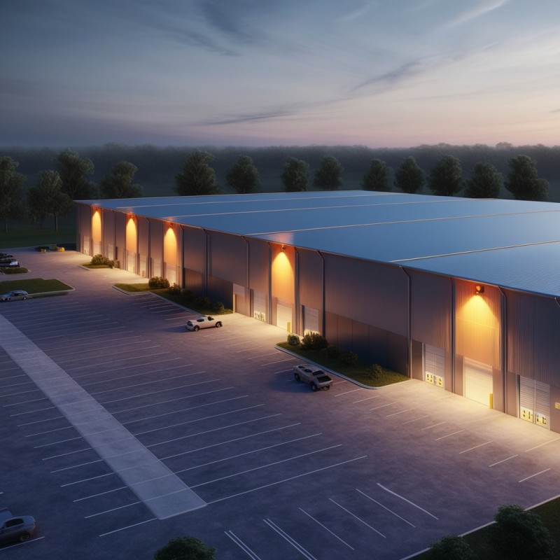 Proiettore LED da Esterno 50W IP65 - Luce Ambra 2200K 4500Lm