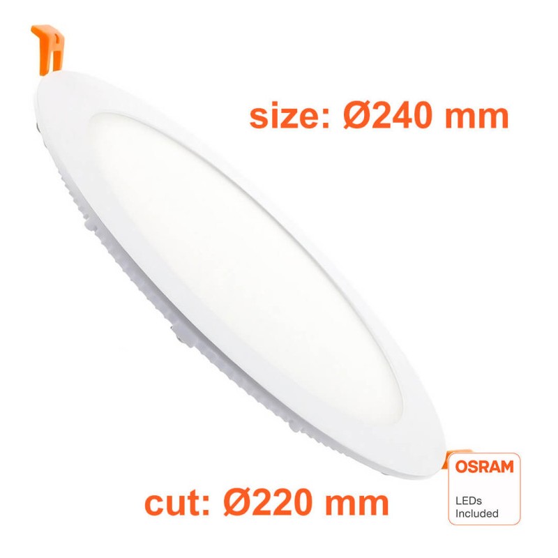 Downlight LED 26W CCT sélectionnable puce OSRAM 2600Lm