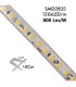 Tira LED SMD 230V 8W 120LED/m 800Lm/m IP65