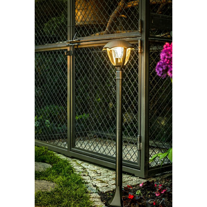 GRANDE 100cm E27 IP54 outdoor garden bollard light
