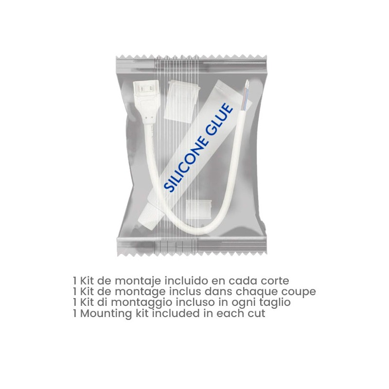 230V COB Professional LED Strip 16W 560LED/m 1650Lm/m IP65