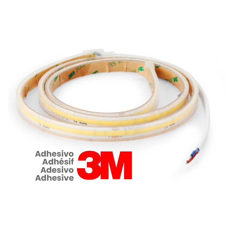 Tira LED COB 230V Profesional 16W 560LED/m 1650Lm/m IP65