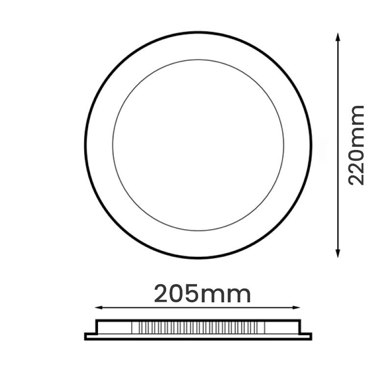 Downlight LED PRO 18W 2000Lm CCT UGR19 puce OSRAM