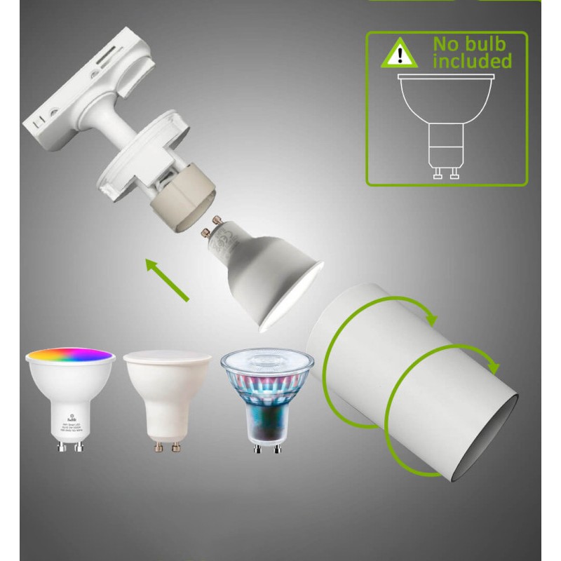 GU10 monophase track spot light