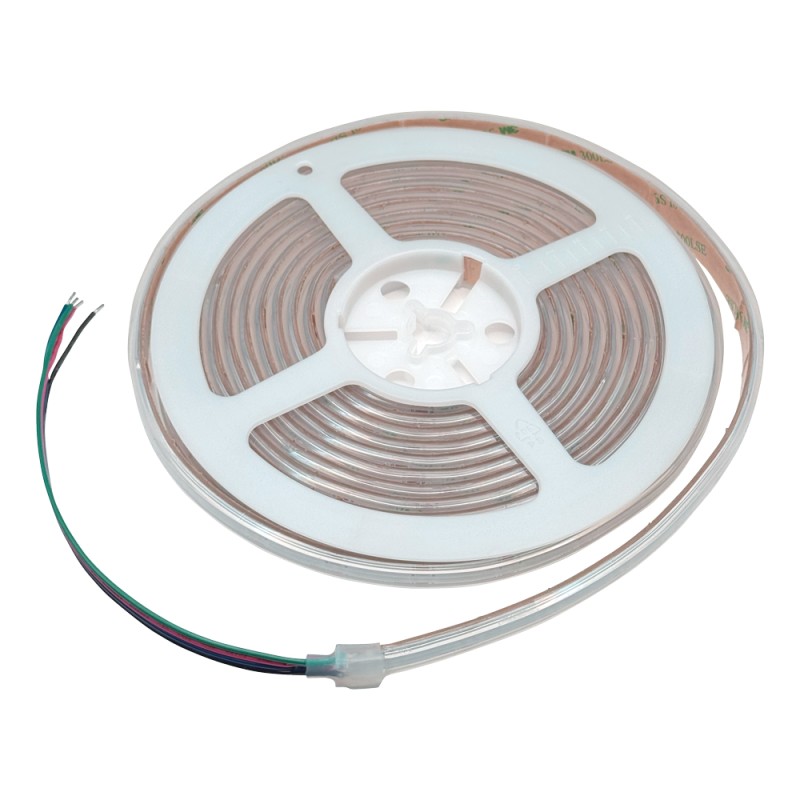 Ruban LED COB PRO RGB 24V IP67 15W/m 840LED/m