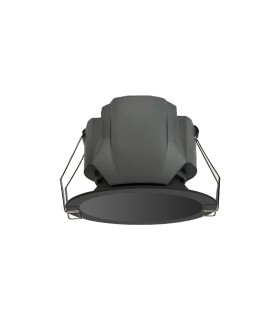 Faretto LED da incasso LUXO BLACK 12W CCT selezionabile IP65 1450Lm per bagni e cucine