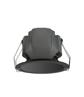 Foco empotrable LED LUXO BLACK 18W CCT seleccionable IP65 2080Lm para baños y cocinas