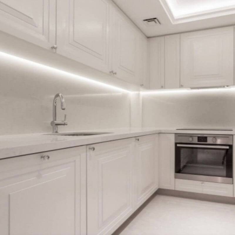 16x16mm Aluminum Angle Corner Black Profile for LED Strip - 2 Meters