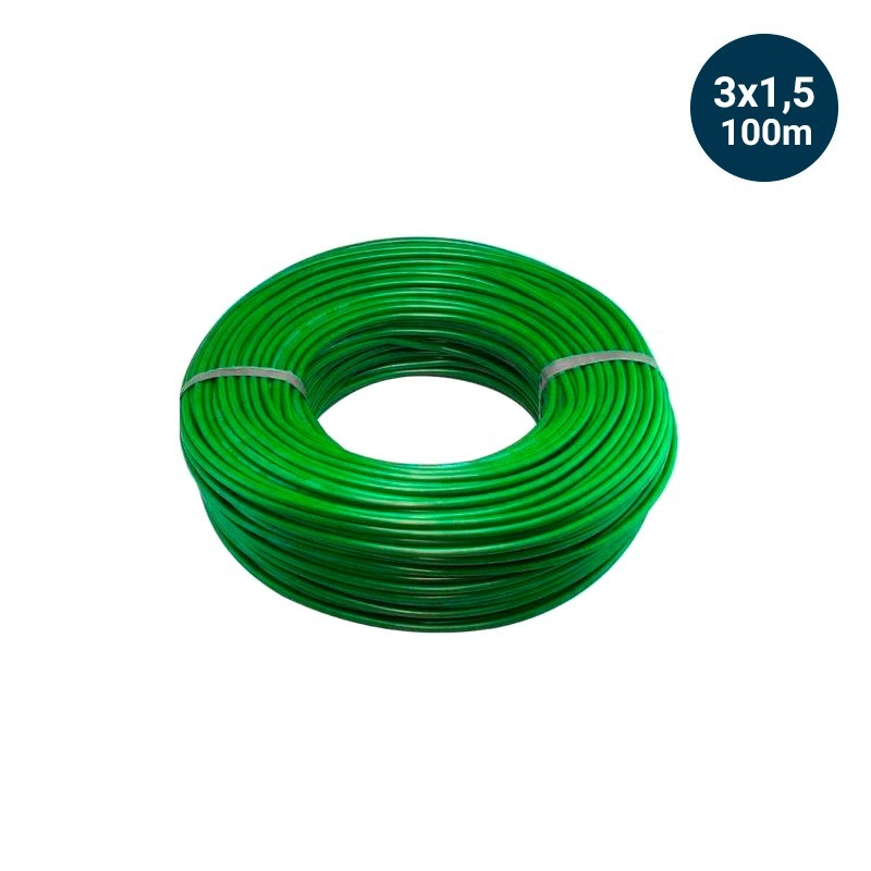 Manguera de cable 3x1.5mm RZ1-K libre de halógenos - rollo 100m