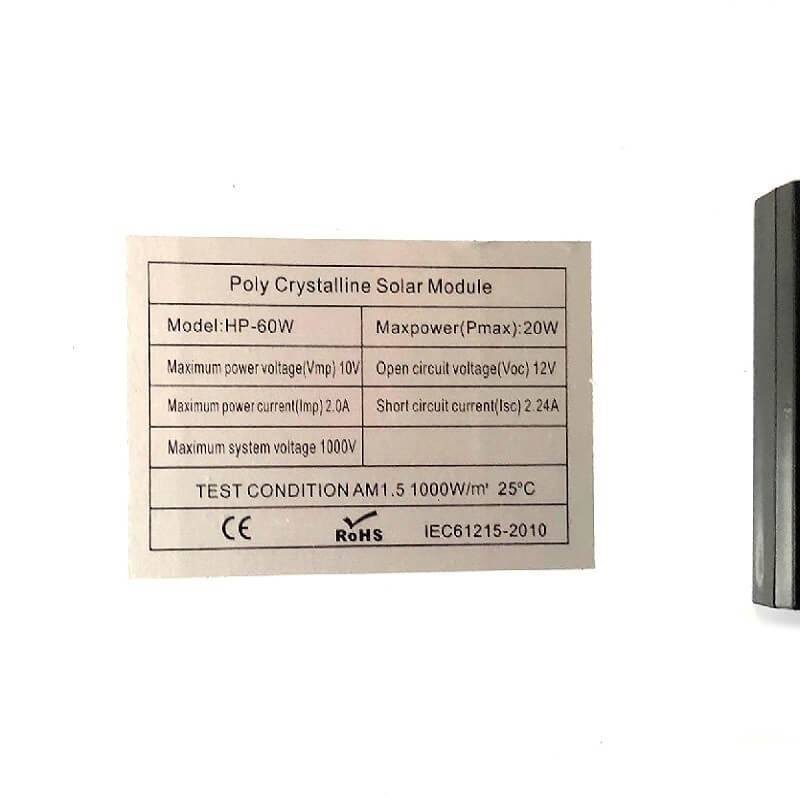 Farola LED SOLAR 60W ECO SANAN Programable 1750Lm