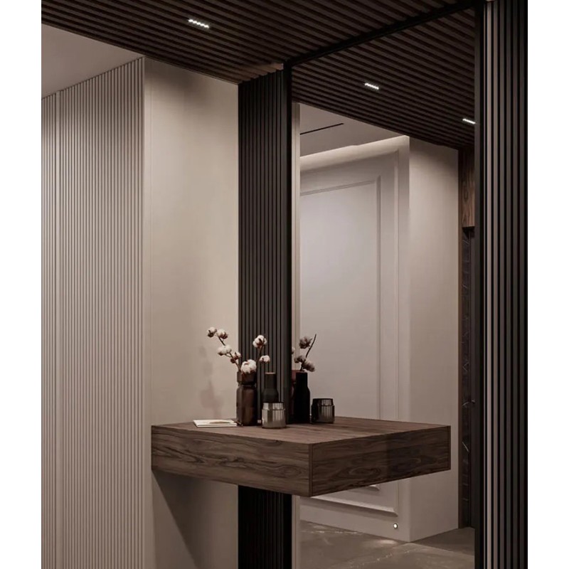 5W black linear recessed LED Spot 24º UGR17