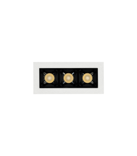 Faretto lineare da incasso LED bianco 5W 24º UGR17