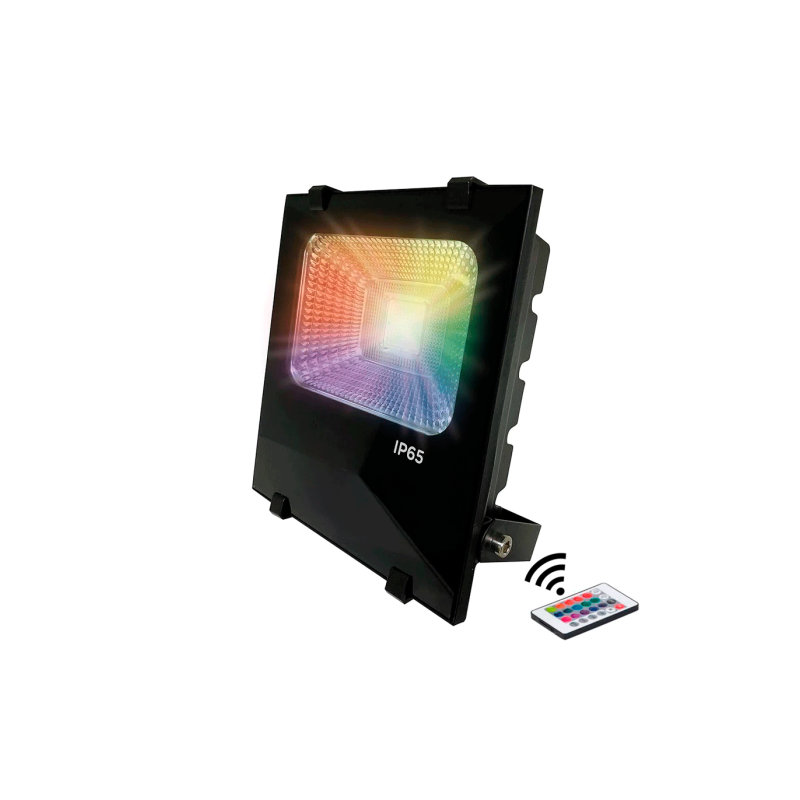 Foco proyector LED PRO RGB 10W multicolor IP65