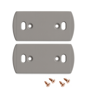 Pack de 2 embouts pour profilé murale Up&Down Gris