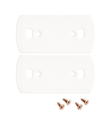 Pack de 2 tapas finales para perfil Blanco UP&DOWN bañador de pared