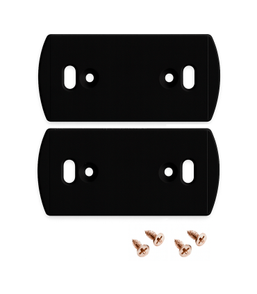 Pack de 2 embouts pour profilé murale Up&Down Noir