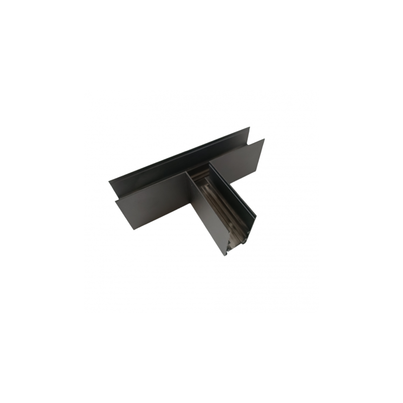 T-connector for surface-mounted magnetic LED tracks
