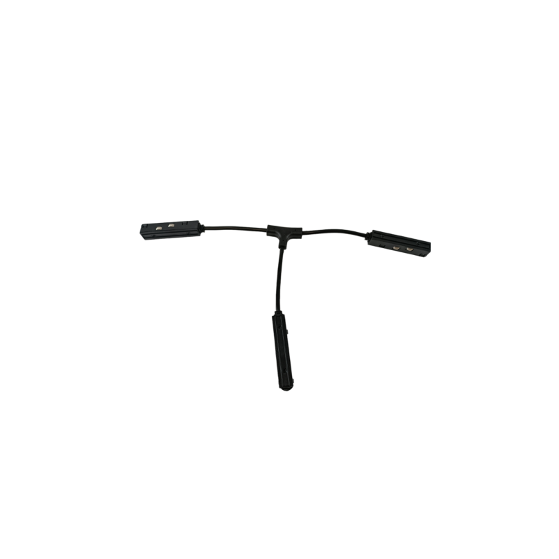 Connecteur à 3 voies pour jonctions en T sur rails magnétiques