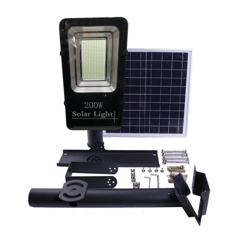 Farola LED solar 200W ECO programable chip SANAN 3927Lm