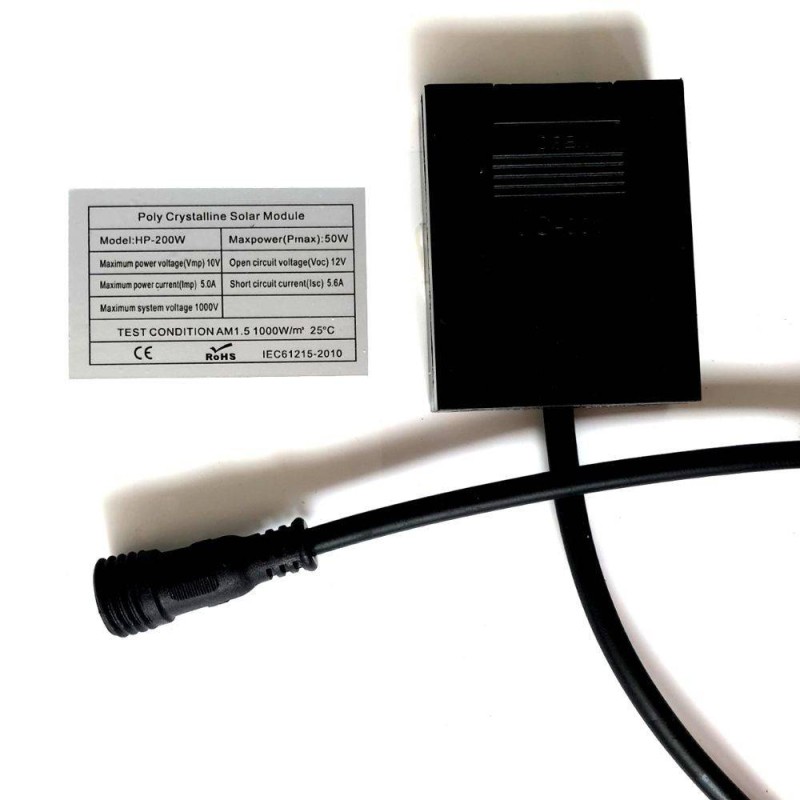 Farola LED solar 200W ECO programable chip SANAN 3927Lm