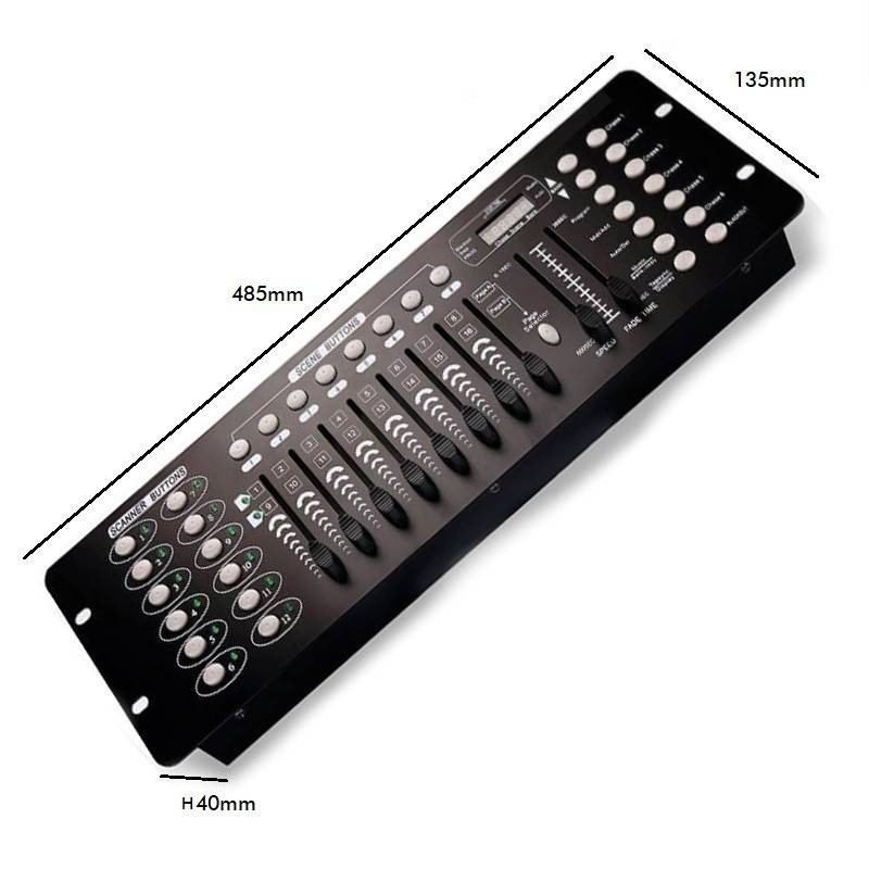 Mesa Controladora para Iluminación DMX512  - 192 canales Premium LED - 4