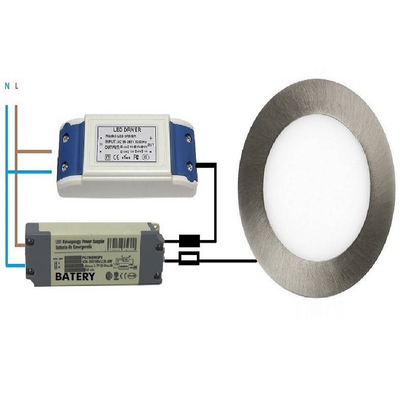 Bateria de Emergencia para luminaria LED - Max.50W