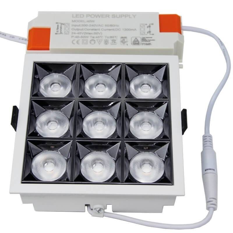 Foco downlight LED empotrable 40W OSRAM 24º UGR17 4400Lm Premium LED - 6