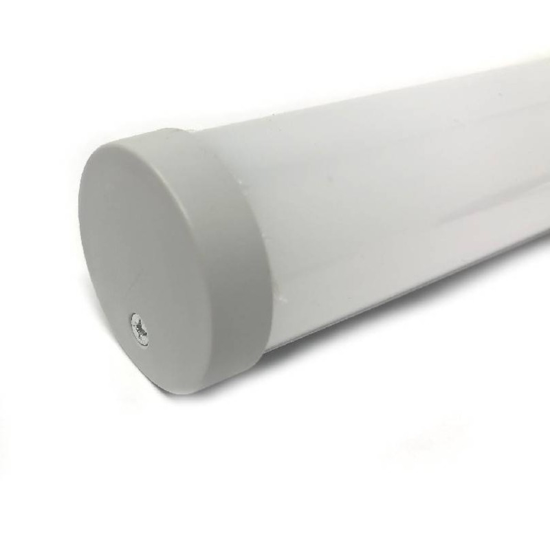 Perfil de aluminio tubular para tira LED Ø30mm - 2 Metros