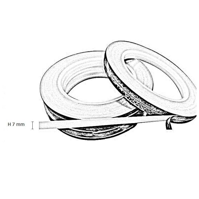 Cinta disipadora térmica doble cara 25m para tira LED