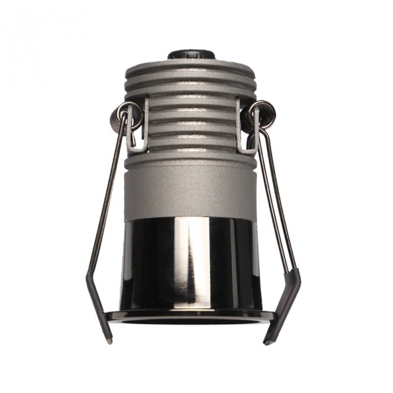 Foco empotrable LED 5W CCT SELECCIONABLE Chip Bridgelux 40° UGR11 575Lm Color negro cromo