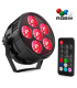 Foco Mini PAR LED 36W MONTANA  RGBW 4 en 1 + Mando - IP20