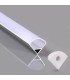 Perfil Aluminio L Angular 16x16mm para tira LED - 2 metros