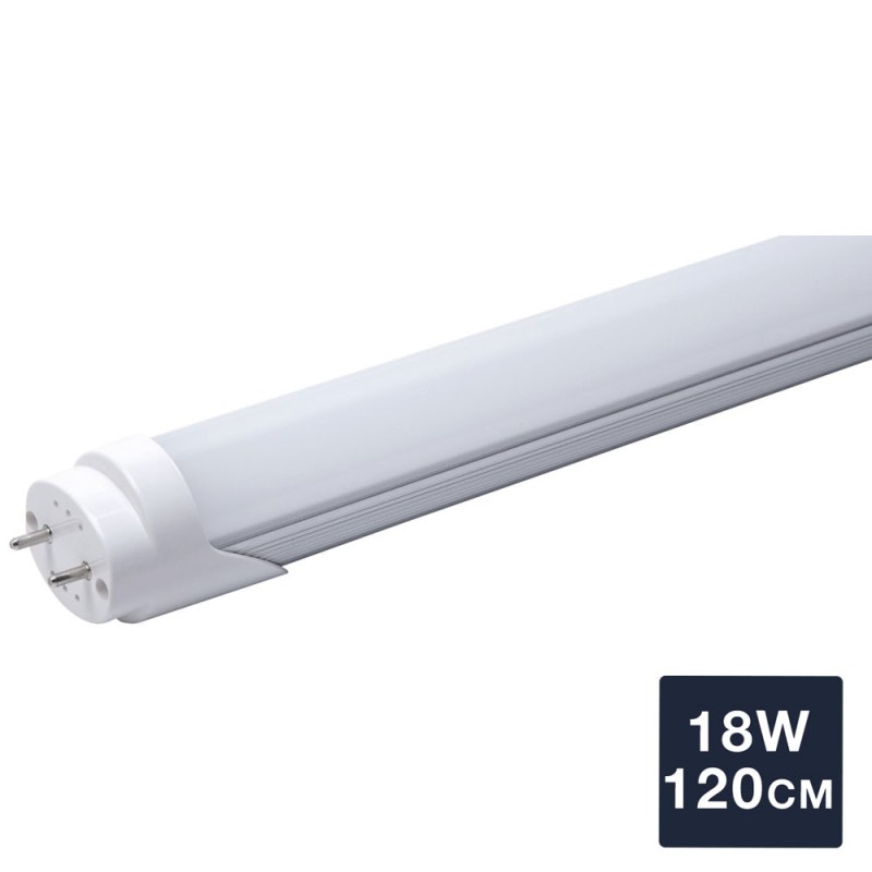 Tubo LED T8 ECO 18W 120cm 1722Lm Conexión 2 extremos