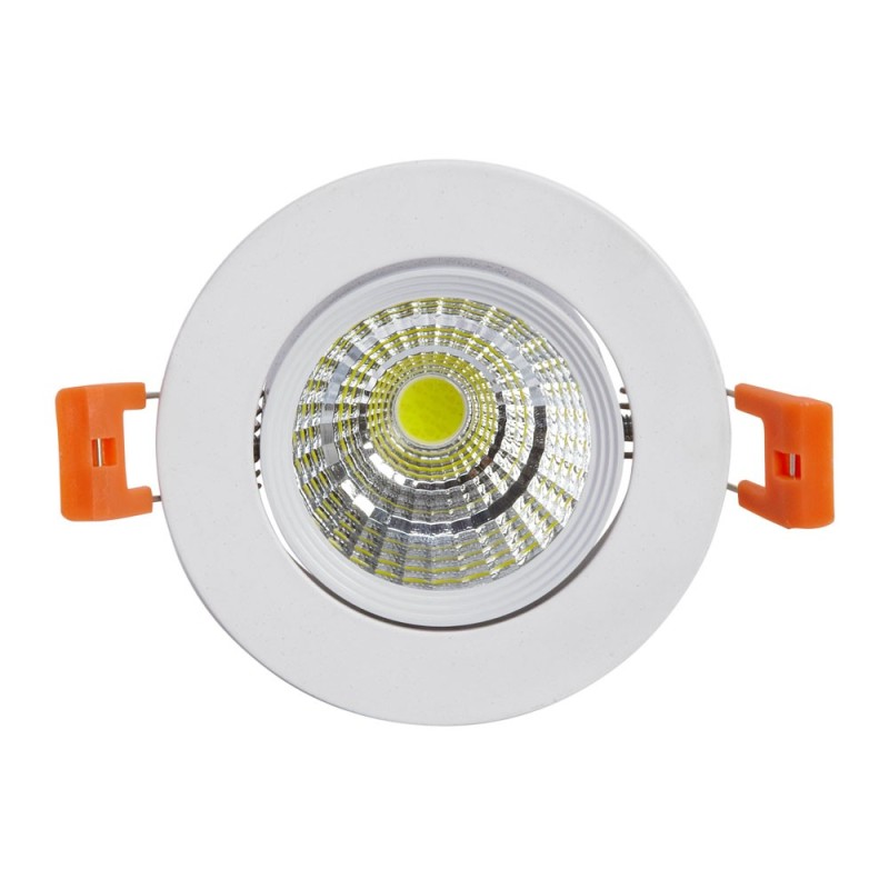 Foco downlight LED COB 3W orientable 330Lm IP20 Blanco