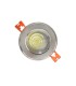 Foco downlight LED COB 3W orientable 330Lm IP20 Aluminio Plata