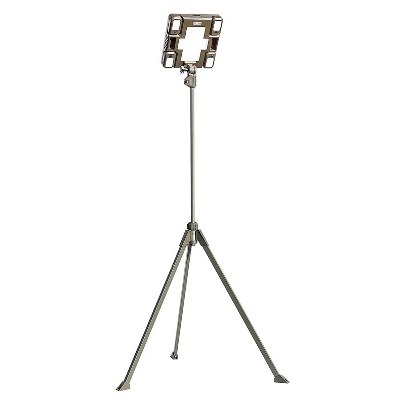 Proyector LED solar portátil ILU1500 10W con linternas y trípode