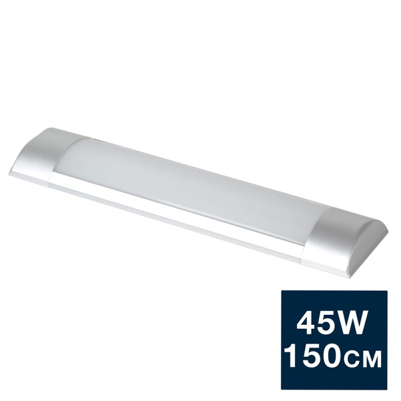 Pantalla lineal LED 45W 150cm 4320Lm IP20 - plateado