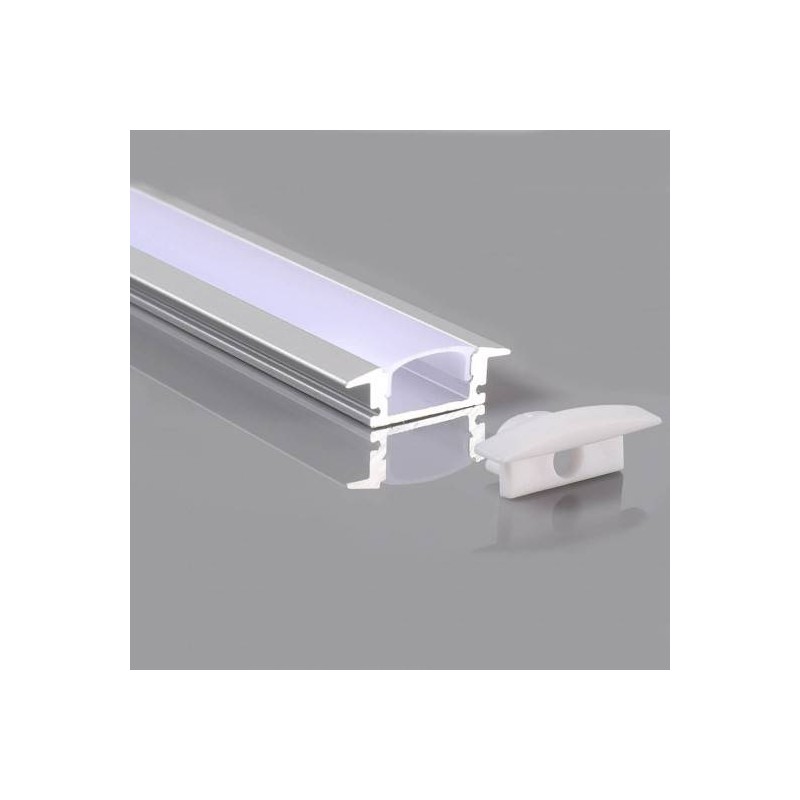 Perfil Aluminio Alas 2m. para encastrar Premium LED - 15