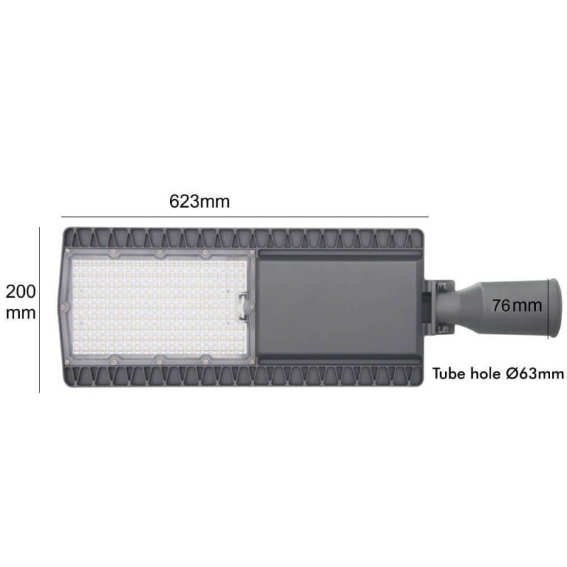 Farola LED HALLEY 100W Chip BRIDGELUX 14000Lm