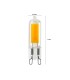 Bombilla LED G9 S11 COB 2W Cristal 200Lm