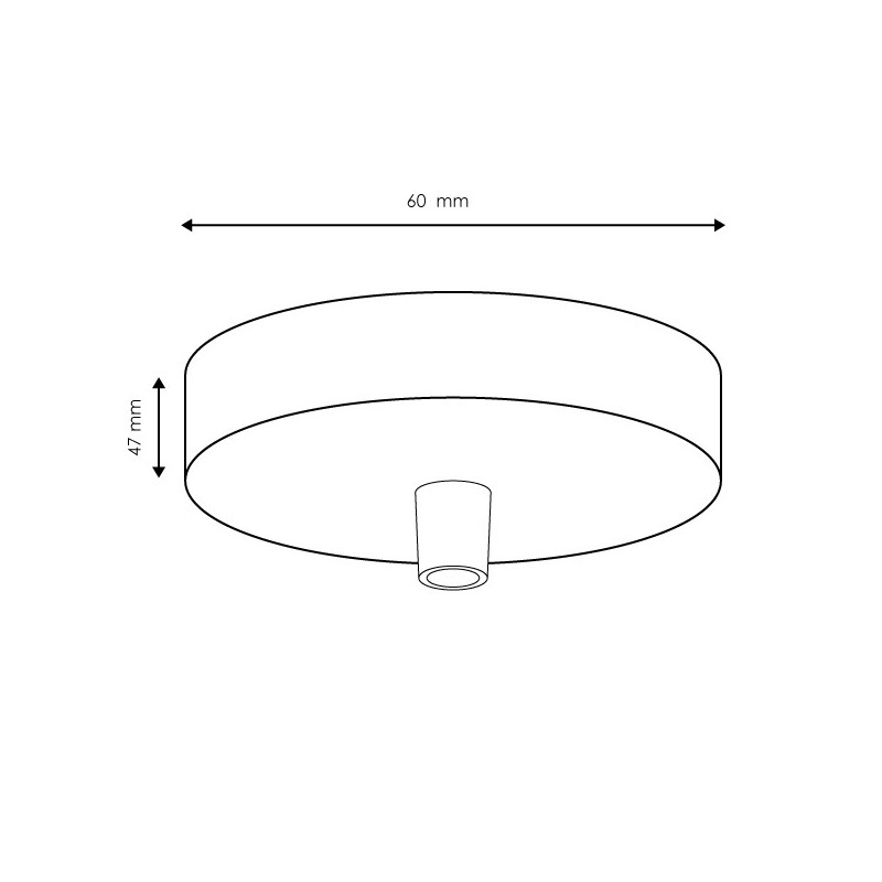 Lámpara colgante vintage casquillo E27 cable 1 metro