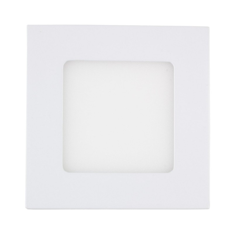 Placa downlight LED slim cuadrada 8W chip OSRAM 720Lm